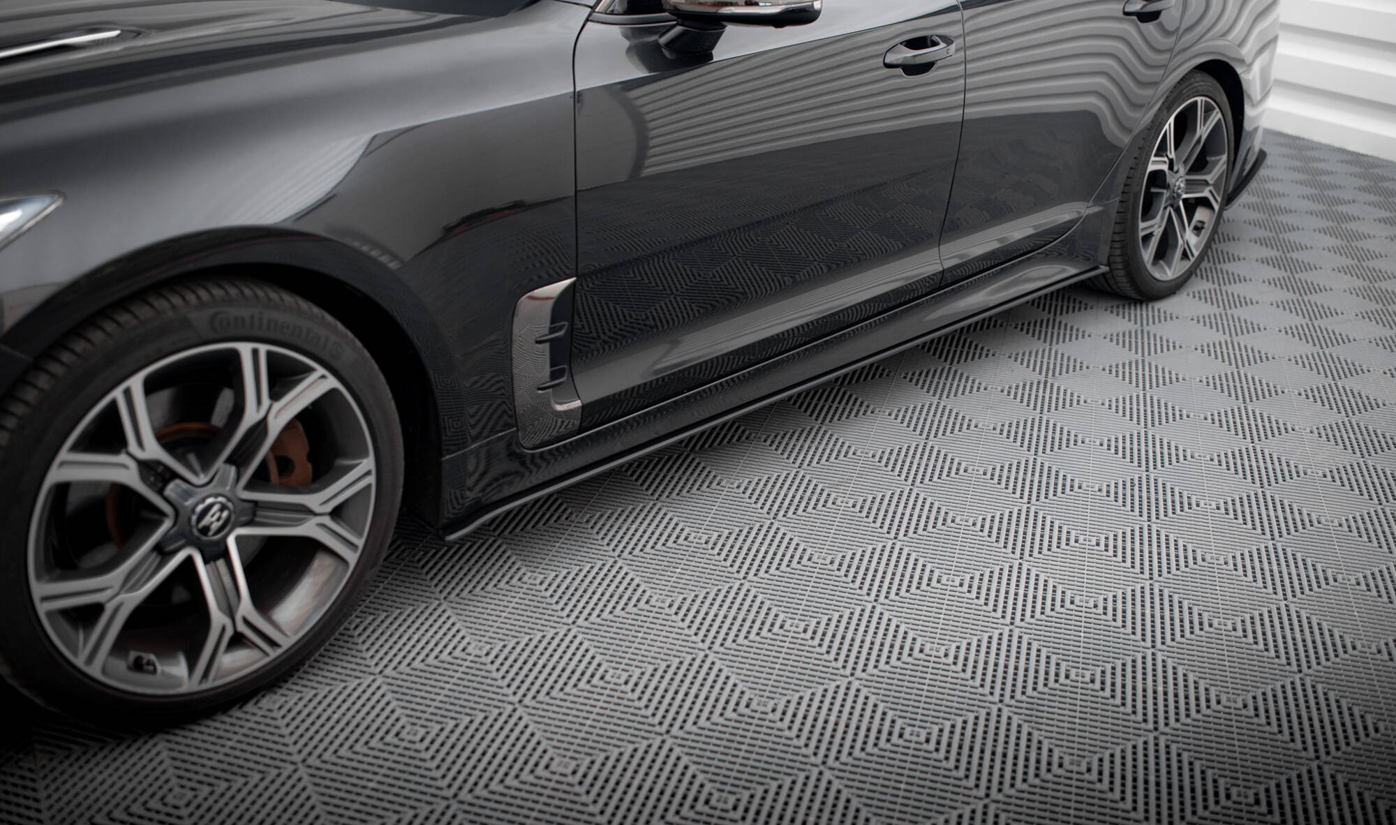 Maxton Design Street Pro Street+ Seitenschweller Leisten passend für Kia Stinger GT / GT-Line / Standard Mk1