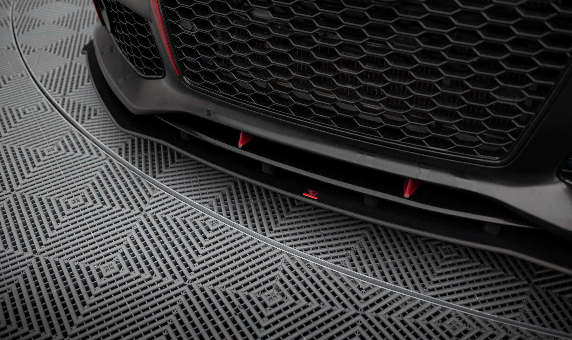 Maxton Design Street Pro Street+ Spoilerlippe Front Ansatz passend für Audi A7 RS7 Look C7