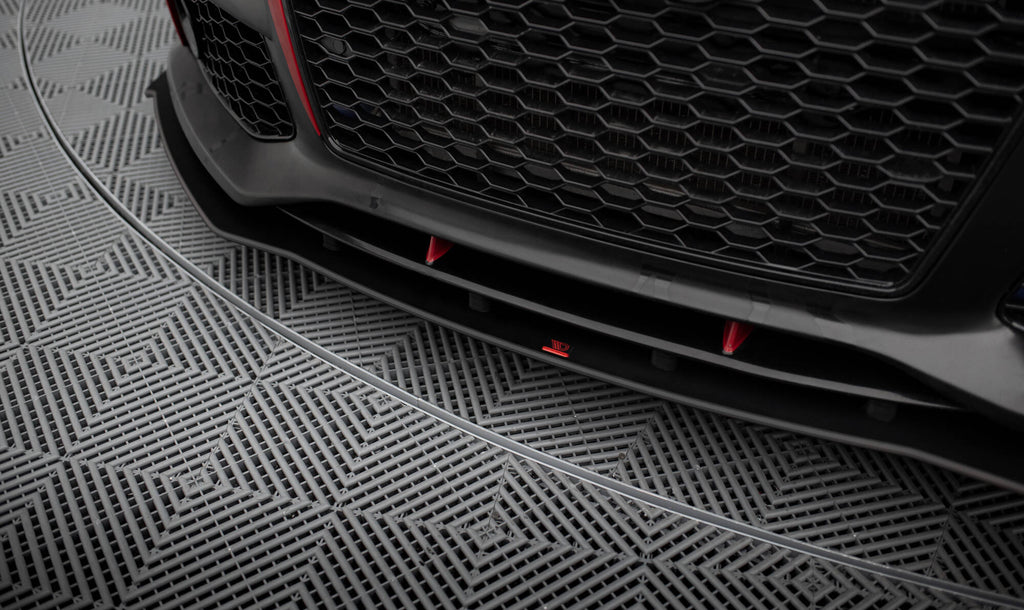 Maxton Design Street Pro Street+ Spoilerlippe Front Ansatz passend für Audi A7 RS7 Look C7