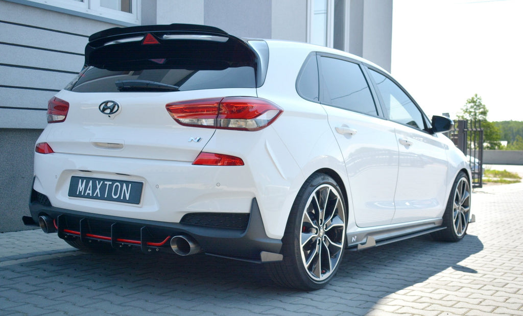 Maxton Design Racing Seitenschweller Ansatz HYUNDAI I30 Mk3 N für Hyundai I30 N Mk3