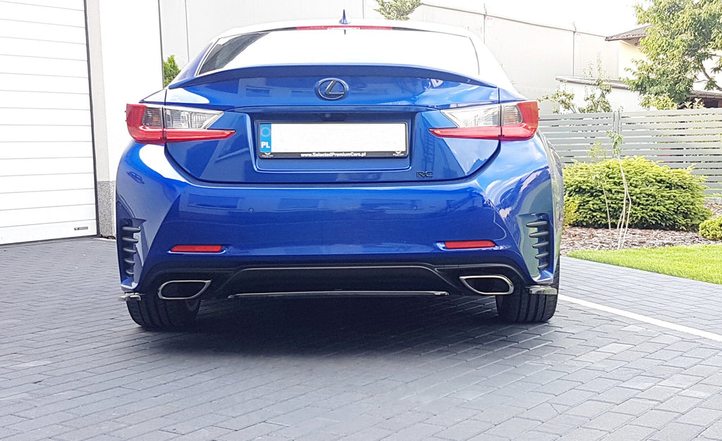 Maxton Design Heckansatz Lexus Rc Mk1 schwarz Hochglanz für Lexus RC Mk1