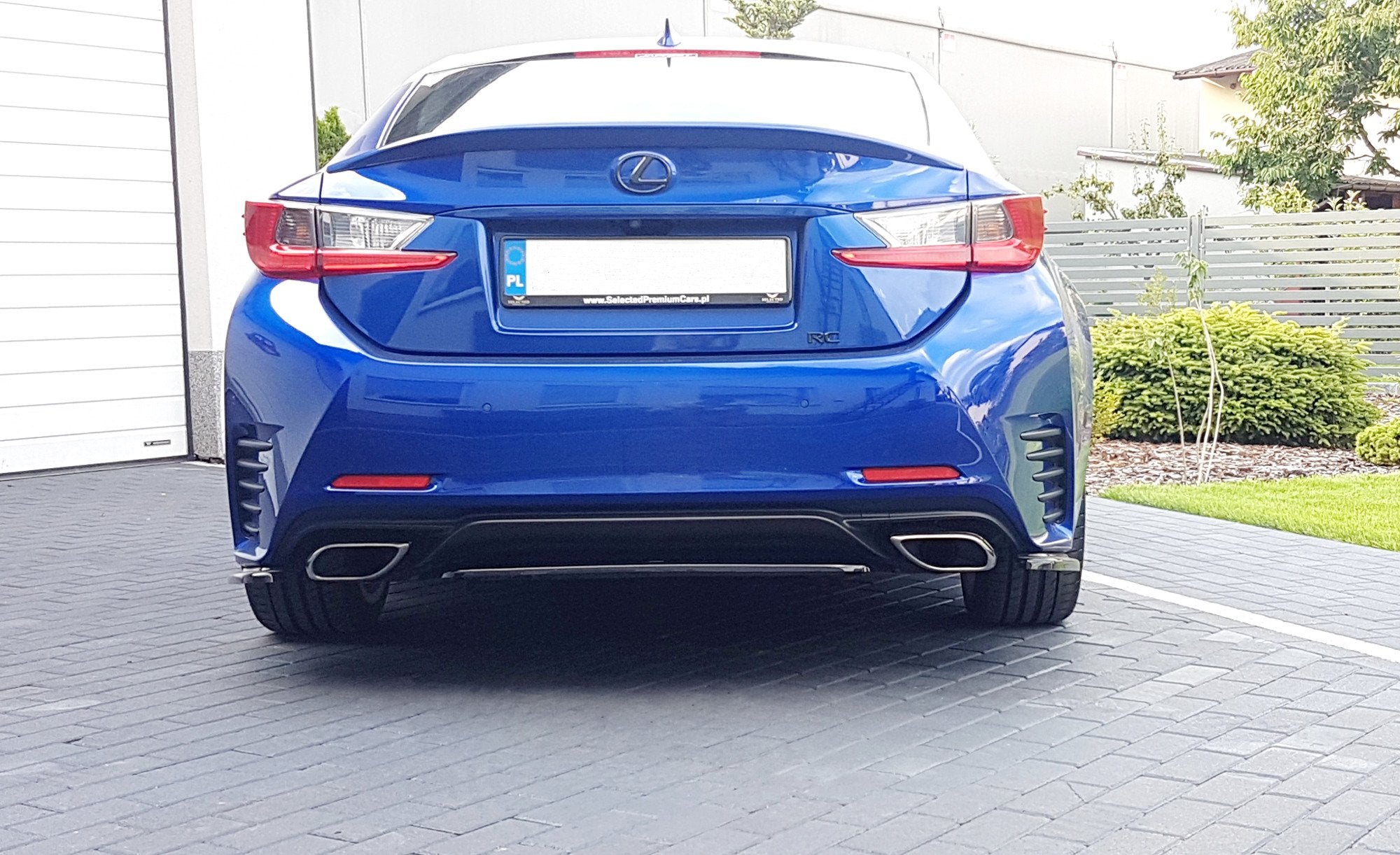 Maxton Design Heckansatz Lexus Rc Mk1 schwarz Hochglanz für Lexus RC Mk1