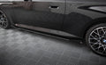 Maxton Design Street Pro Street+ Seitenschweller Leisten + Flaps passend für BMW 2 Coupe G42 schwarz Hochglanz