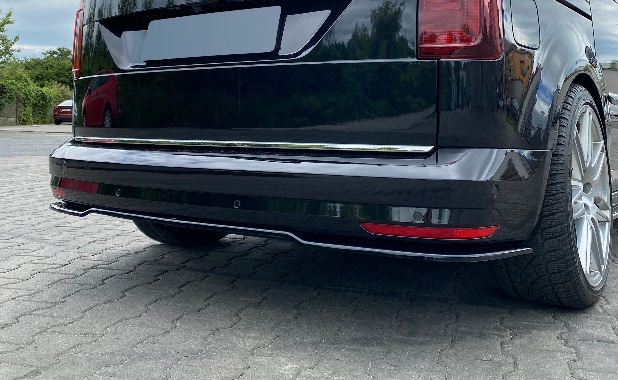 Maxton Design Heckansatz VW Caddy Mk. 4 schwarz Hochglanz für Volkswagen Caddy Mk 4