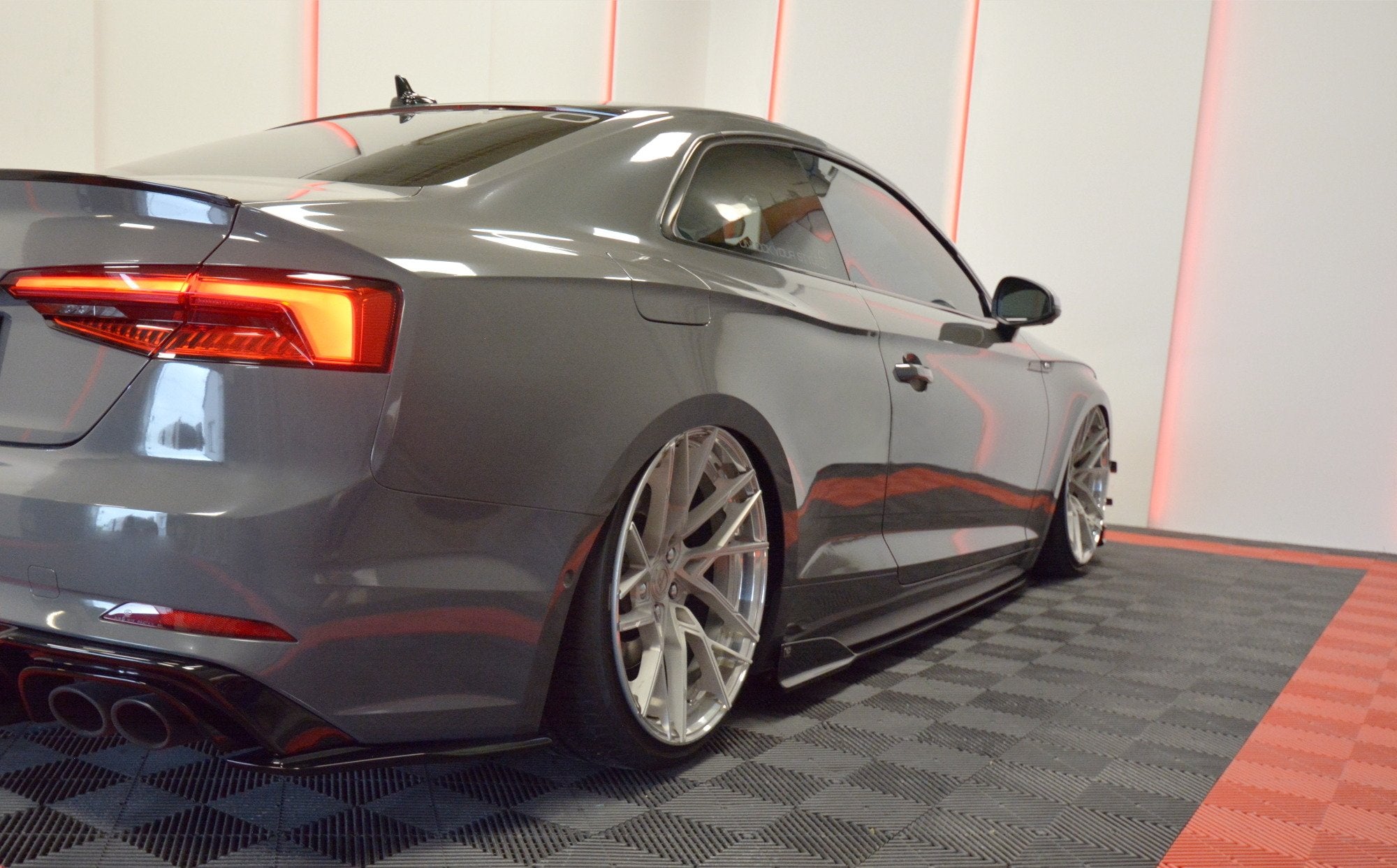 Maxton Design Street+ Seitenschweller Leisten passend für Audi S5 / A5 S-Line F5 Coupe