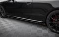 Maxton Design Seitenschweller Flaps passend für Audi A5 / A5 S-Line / S5 Coupe / Cabrio 8T / 8T Facelift schwarz Hochglanz