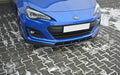 Maxton Design Street+ Spoilerlippe Front Ansatz V.1 passend für Subaru BRZ Mk1 Facelift schwarz Hochglanz
