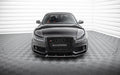 Maxton Design Street+ Spoilerlippe Front Ansatz V.2 passend für Audi S5 / A5 S-Line 8T schwarz Hochglanz