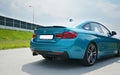 Maxton Design Spoiler CAP passend für BMW 4er Gran Coupe Standard / M-Paket F36 / F36 Facelift schwarz Hochglanz