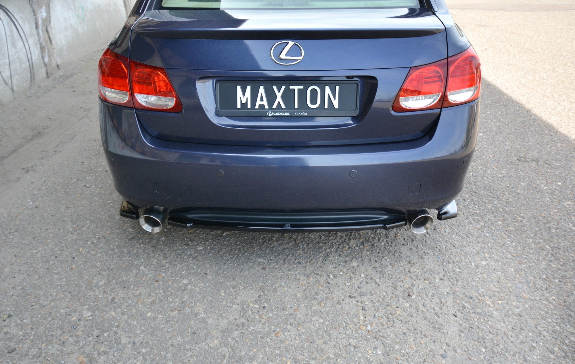 Maxton Design Heck Ansatz Flaps Diffusor für LEXUS GS MK.3 Carbon Look
