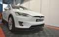 Maxton Design Street+ Spoilerlippe Front Ansatz V.2 passend für TESLA MODEL X schwarz Hochglanz