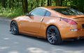 Maxton Design Street+ Seitenschweller Leisten passend für Nissan 350Z schwarz Hochglanz