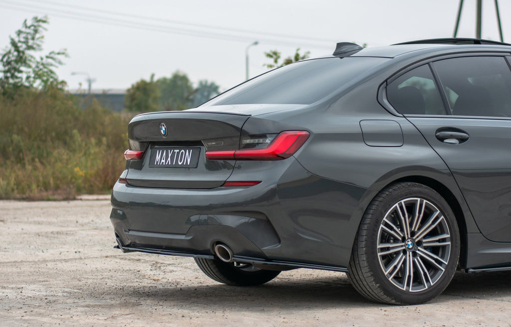Maxton Design Heckansatz BMW 3er G20 M Paket schwarz Hochglanz für BMW 3er G20