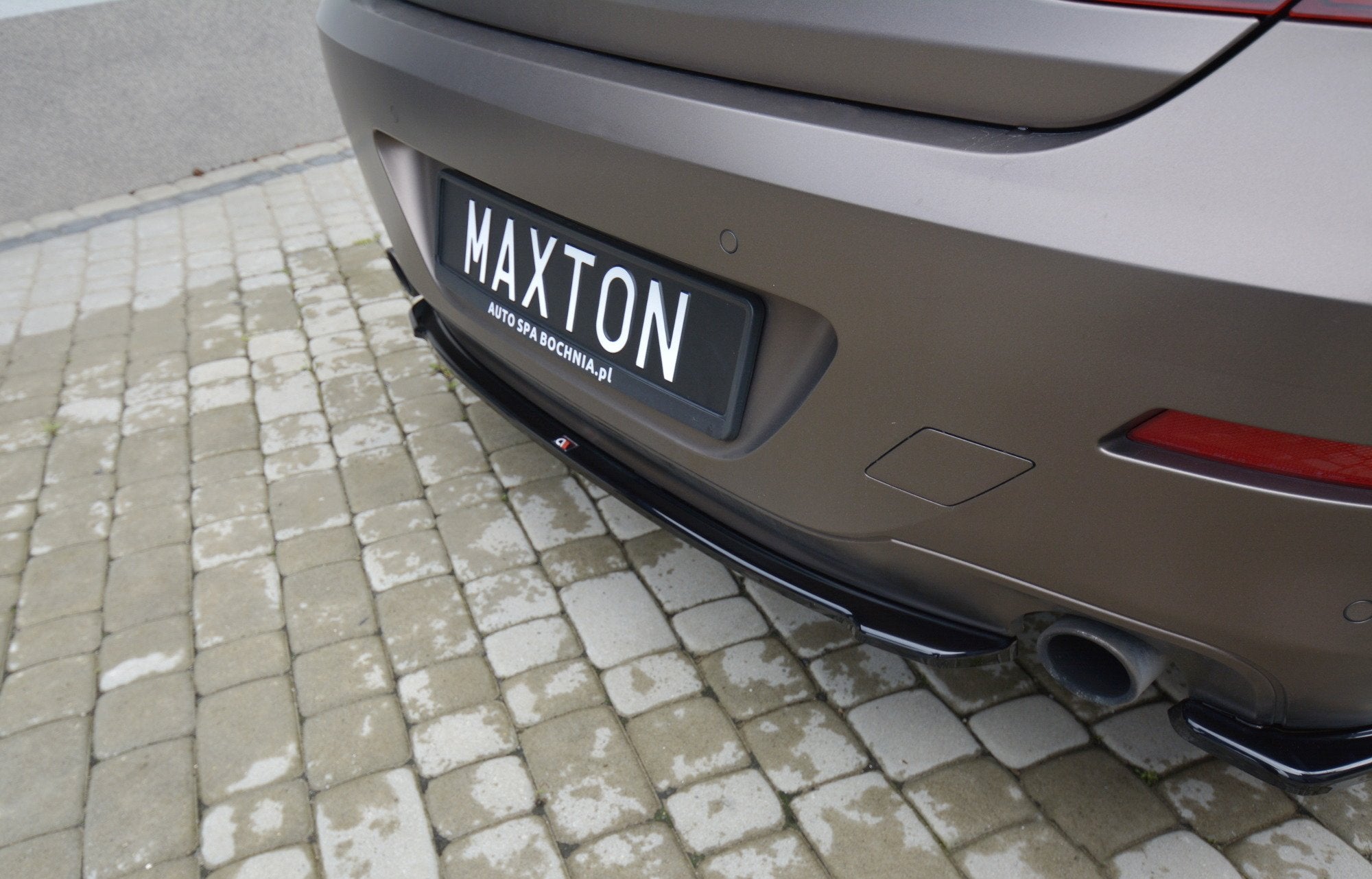 Maxton Design Heckansatz BMW 6er Gran Coupe F06 schwarz Hochglanz für BMW 6er F06- F12- F13