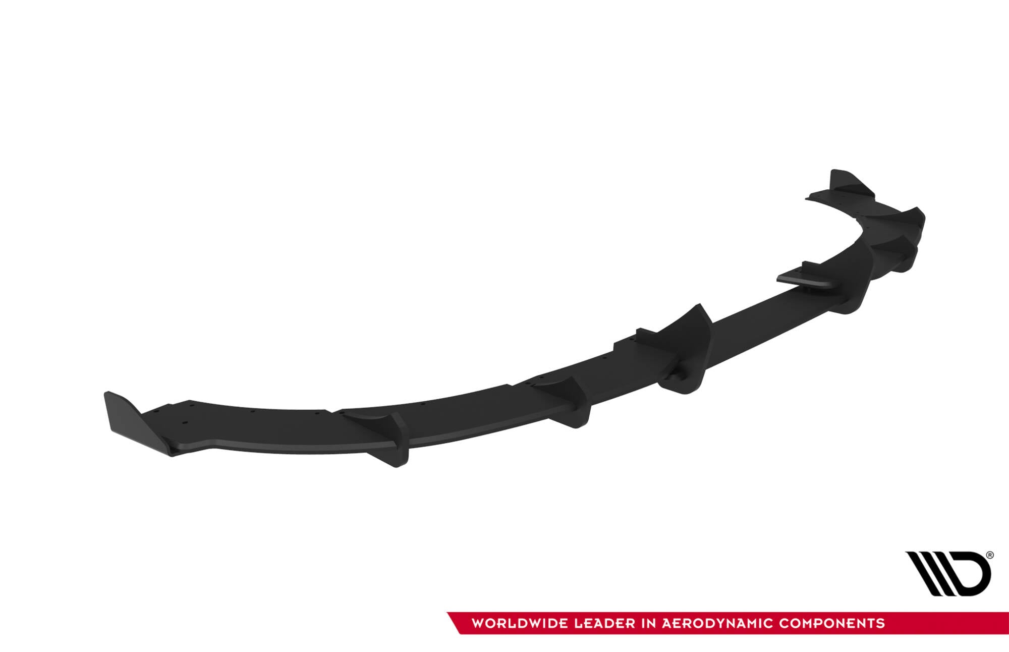 Maxton Design Street Pro Heckschürze + Flaps passend für Ford Focus ST Mk3 Facelift schwarz Hochglanz