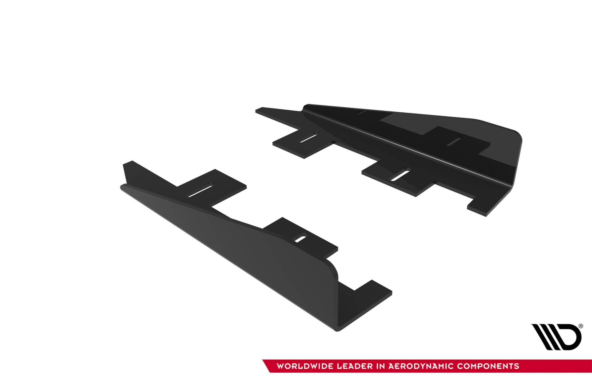Maxton Design Seitenschweller Flaps passend für Ford Focus ST Mk3 Facelift schwarz Hochglanz