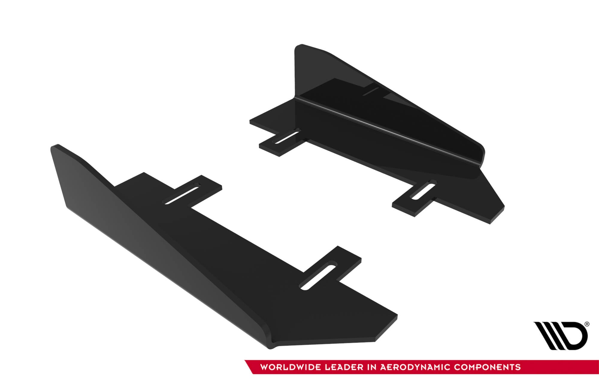 Maxton Design Seitenschweller Flaps passend für Audi TT S / TT S-Line 8J Facelift schwarz Hochglanz