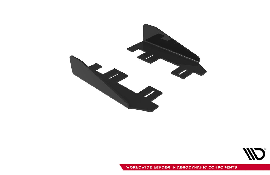 Maxton Design Seitenschweller Flaps passend für Ford Focus ST Mk3 Facelift schwarz Hochglanz