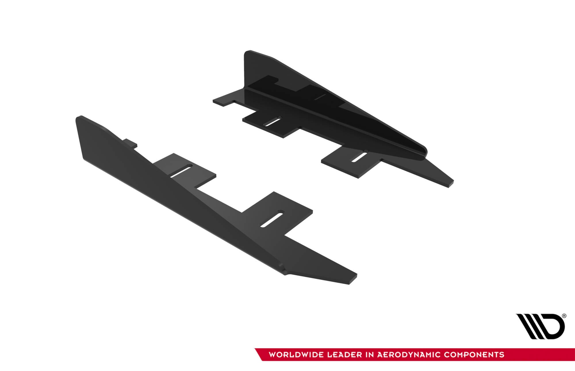 Maxton Design Seitenschweller Flaps passend für Ford Focus ST Mk3 Facelift schwarz Hochglanz