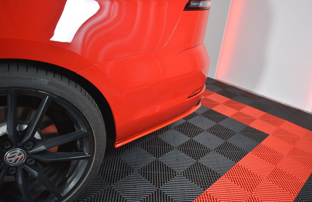 Maxton Design Heck Ansatz Flaps Diffusor V.2 passend für VW GOLF 7 R VARIANT FACELIFT