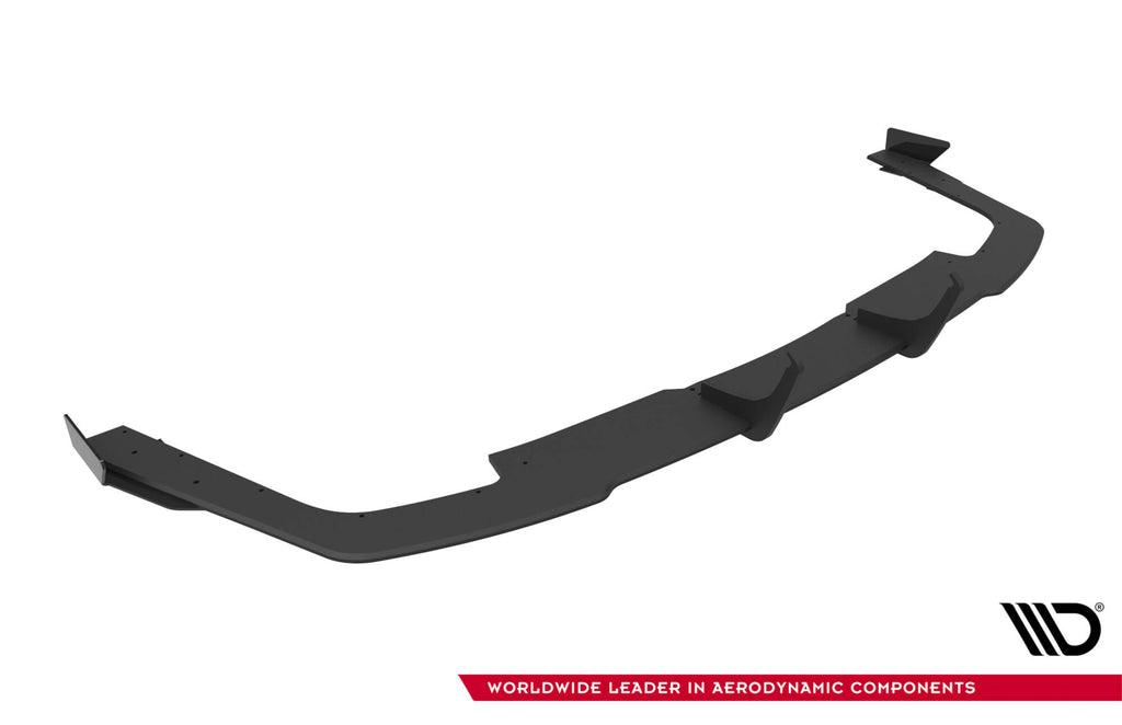 Maxton Design Street Pro Heckschürze + Flaps passend für Audi A5 F5 Facelift schwarz Hochglanz