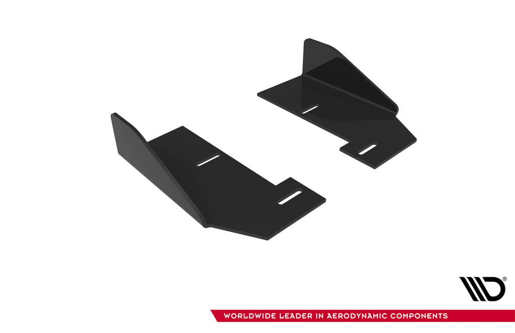 Maxton Design Seitenschweller Flaps passend für Audi A5 Sportback F5 Facelift schwarz Hochglanz