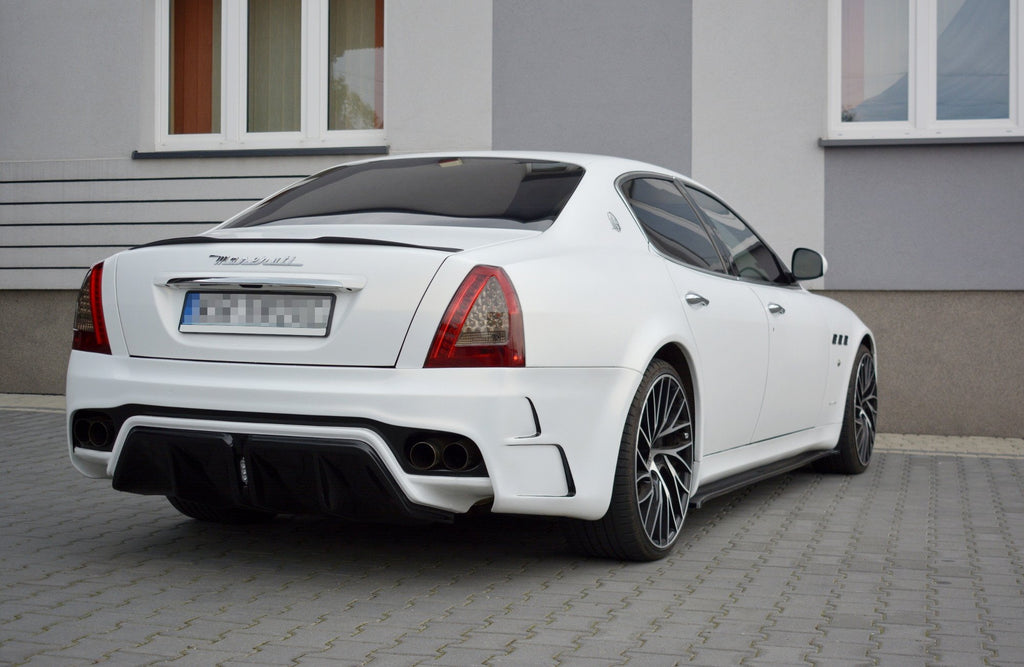 Maxton Design Street+ Seitenschweller Leisten passend für Maserati Quattroporte Mk5 Facelift schwarz Hochglanz