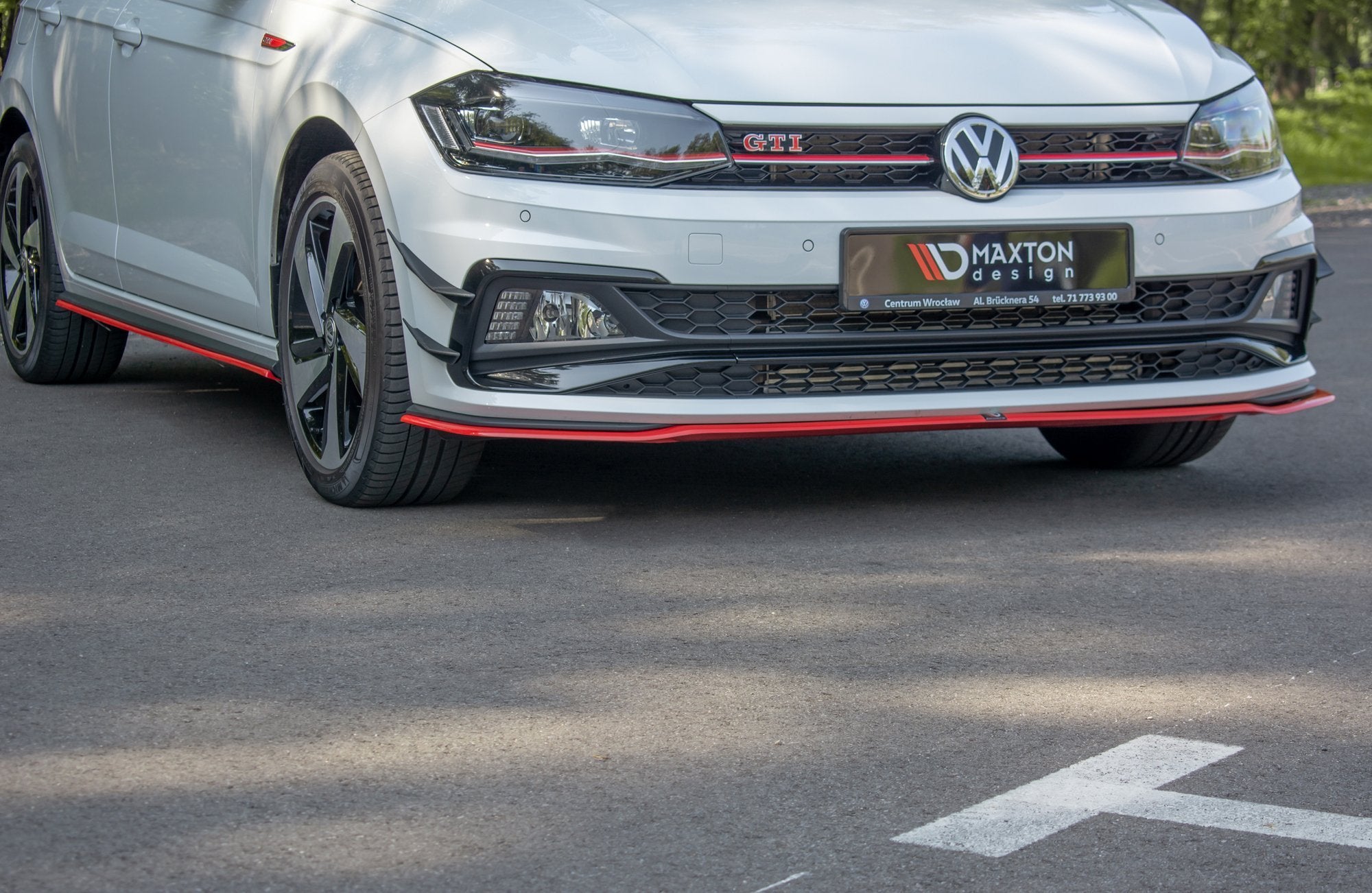 Maxton Design Front Ansatz V.2 für VW Polo GTI / R-line Mk6