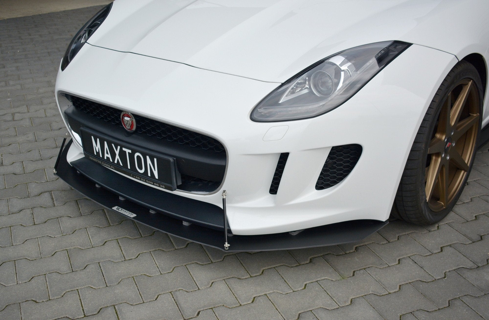 Maxton Design Racing Street+ Spoilerlippe Front Ansatz passend für JAGUAR F-TYPE X152