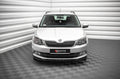 Maxton Design Street+ Spoilerlippe Front Ansatz V.2 passend für Skoda Fabia Mk3 schwarz Hochglanz