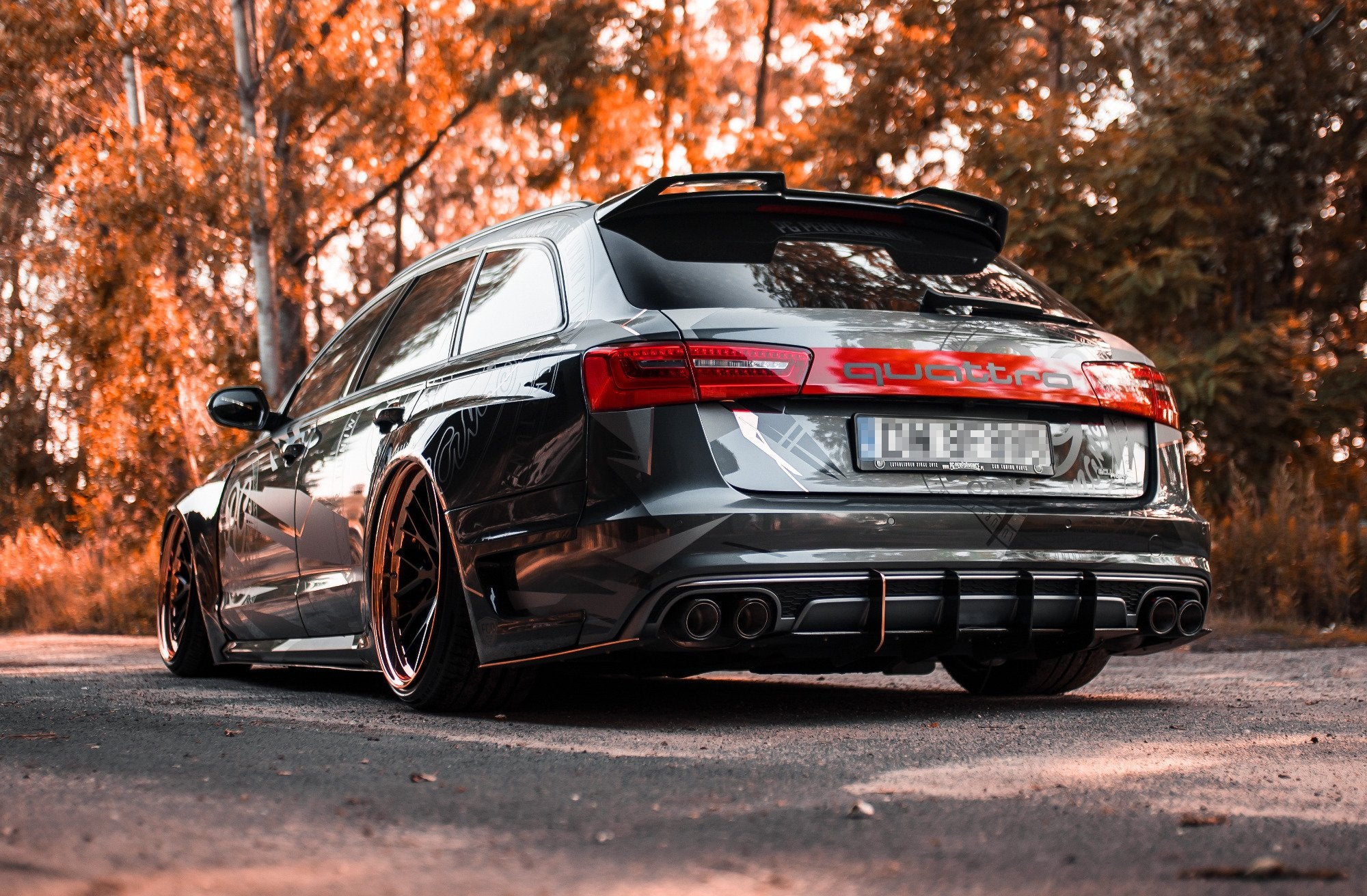 Maxton Design Spoiler Audi S6 / A6 S-Line C7 / C7 FL Avant für Audi A6