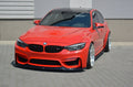 Maxton Design Street+ Spoilerlippe Front Ansatz passend für BMW M3 F80 schwarz Hochglanz