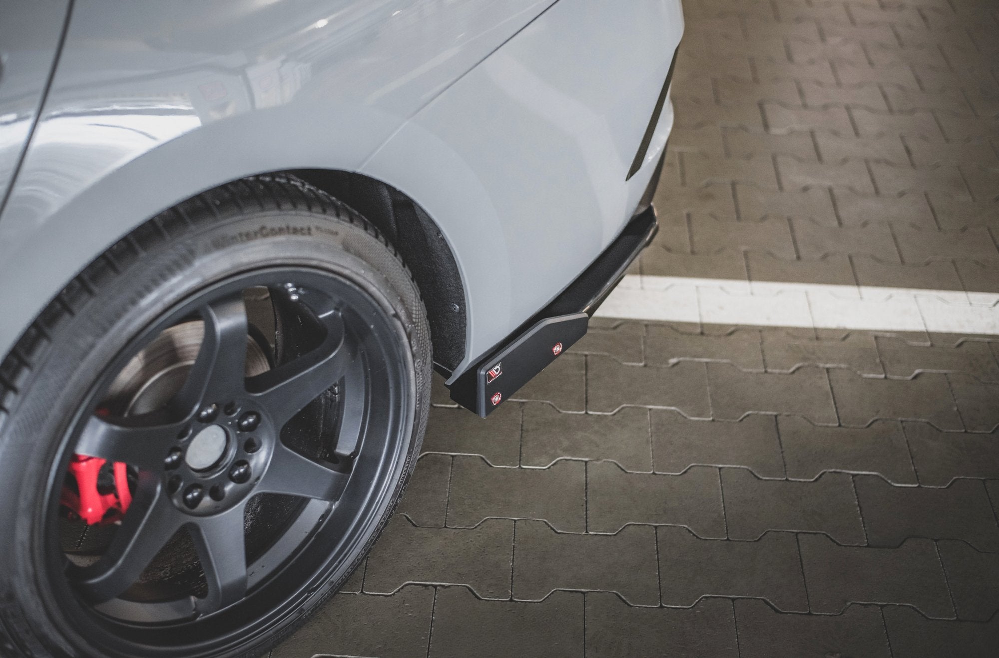 Maxton Design Heck Ansatz Flaps Diffusor V.2 + Flaps passend für Skoda Octavia RS Combi / Liftback Mk4 / Mk4 Facelift