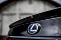 Maxton Design Spoiler CAP passend für Lexus LS Mk4 Facelift schwarz Hochglanz