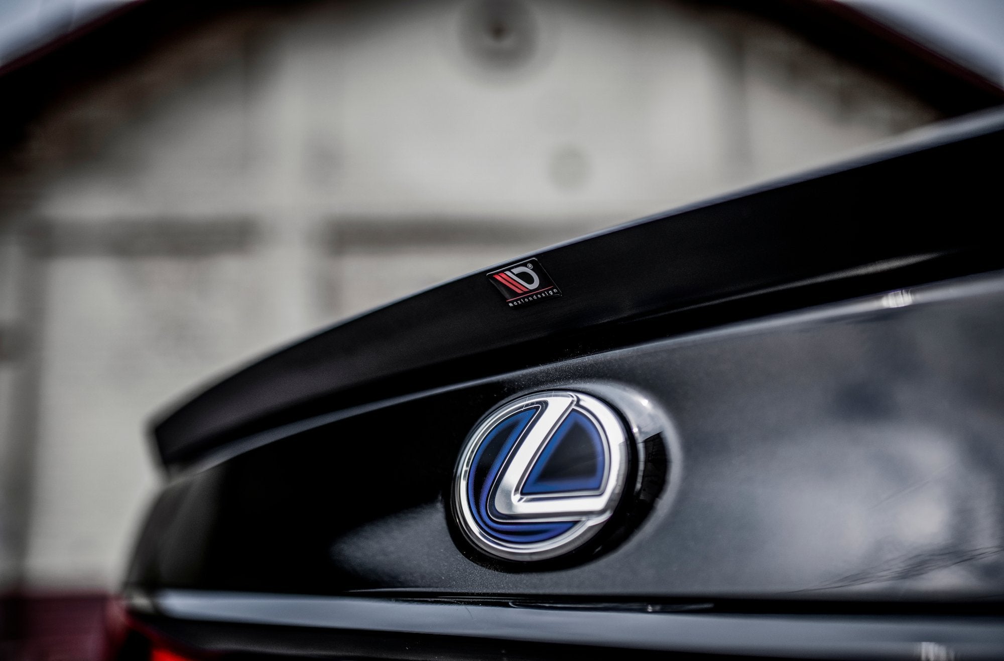 Maxton Design Spoiler CAP passend für Lexus LS Mk4 Facelift schwarz Hochglanz