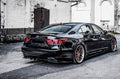 Maxton Design Street+ Mittlerer Diffusor RACE passend für Lexus LS Mk4 Facelift schwarz Hochglanz
