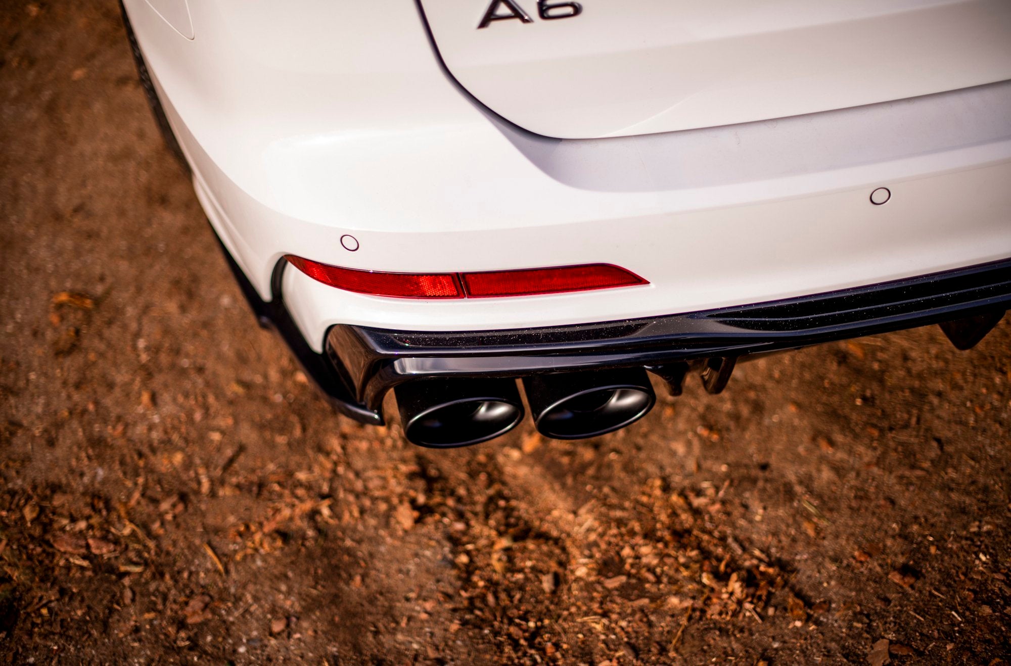 Maxton Design Diffusor Heck Ansatz + Endrohre für Audi A6 S-Line / S6 C8 / C8 Facelift