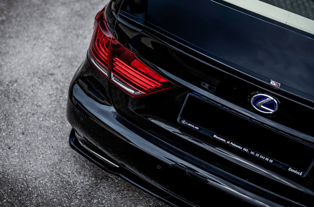 Maxton Design Heckansatz Lexus LS Mk4 Facelift schwarz Hochglanz für Lexus LS Mk4 Facelift