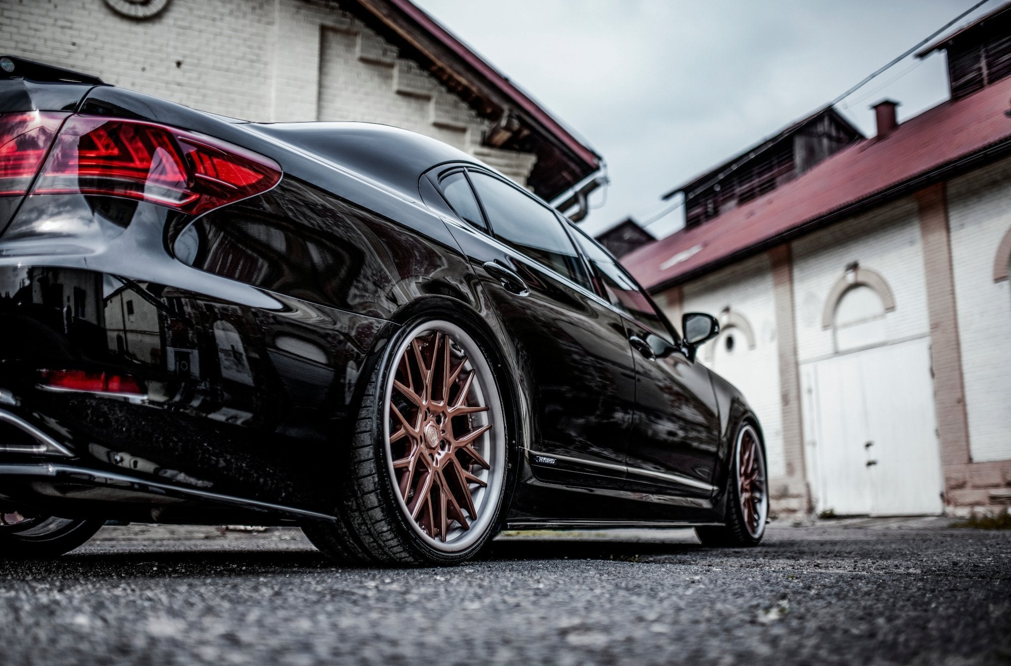 Maxton Design Street+ Seitenschweller Leisten passend für Lexus LS Long Wheelbase Mk4 Facelift schwarz Hochglanz