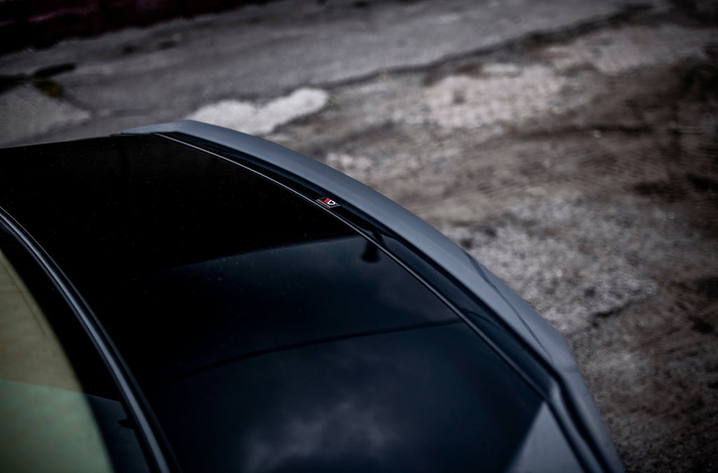 Maxton Design Spoiler CAP passend für Lexus LS Mk4 Facelift schwarz Hochglanz