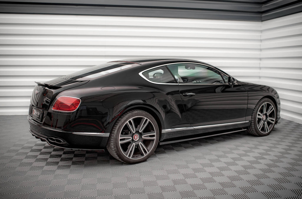 Maxton Design Street+ Seitenschweller Leisten passend für Bentley Continental GT V8 S Mk2 schwarz Hochglanz