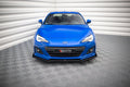 Maxton Design Street Pro Street+ Spoilerlippe Front Ansatz passend für + Flaps passend für V.1 + Flaps Subaru BRZ Mk1 Facelift schwarz Hochglanz