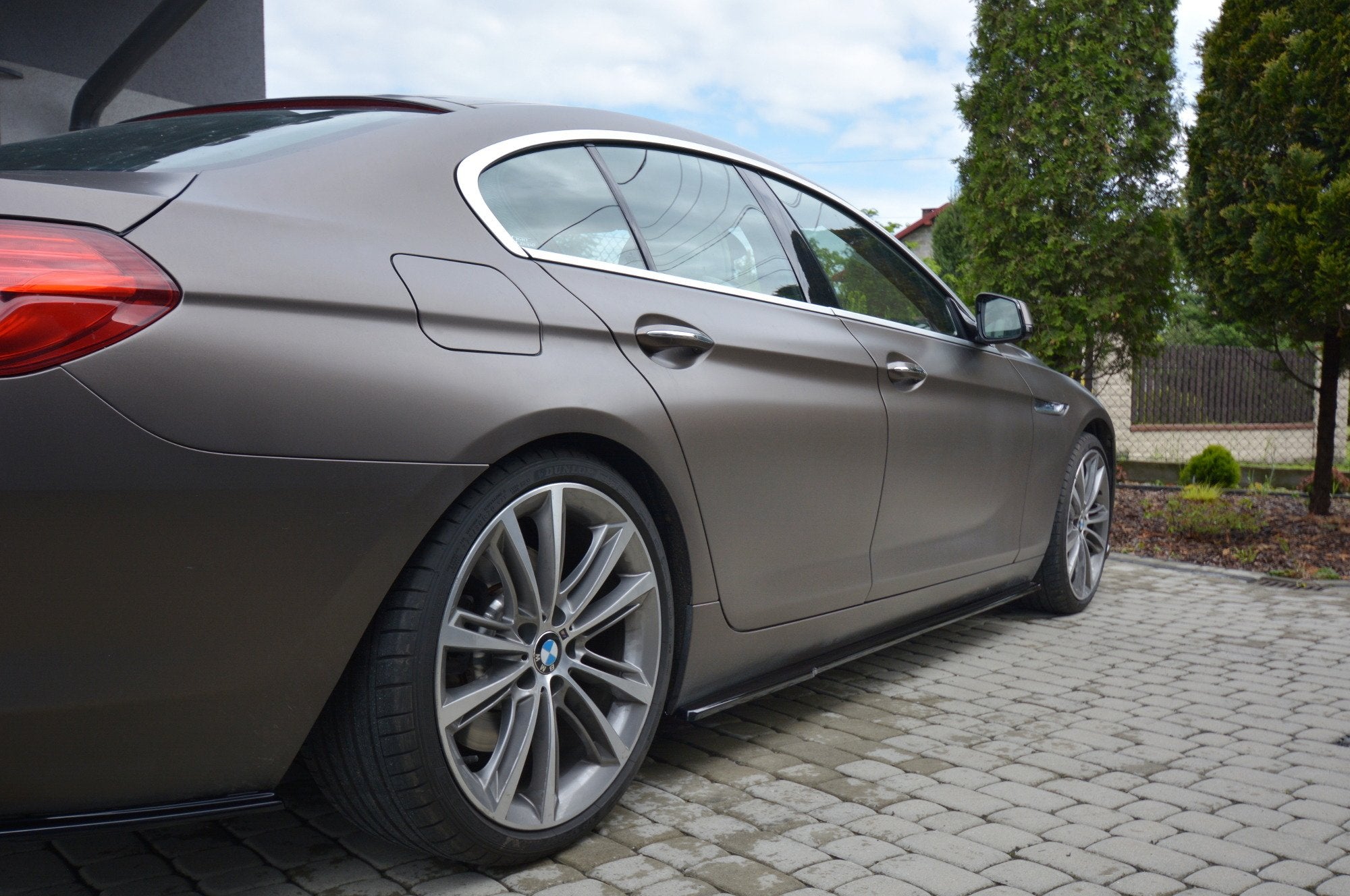 Maxton Design Street+ Seitenschweller Leisten passend für BMW 6er GRAN COUPÉ schwarz Hochglanz