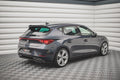 Maxton Design Heckansatz Seat Leon FR Hatchback Mk4 schwarz Hochglanz für Seat Leon FR Mk4