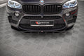 Maxton Design Street+ Spoilerlippe Front Ansatz V.2 passend für BMW X5 M F85 / X6 M F86 schwarz Hochglanz