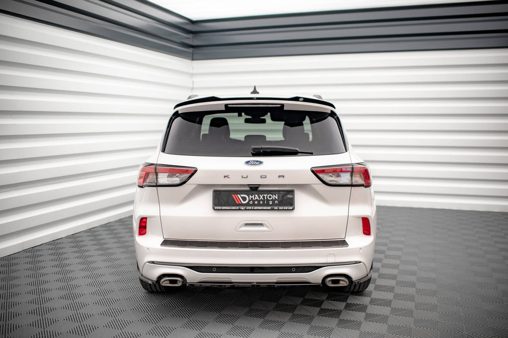 Maxton Design Heckansatz Ford Kuga ST-Line Mk3 schwarz Hochglanz für Ford Kuga MK3