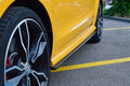 Maxton Design Street+ Seitenschweller Leisten passend für Audi S1 8X schwarz Hochglanz