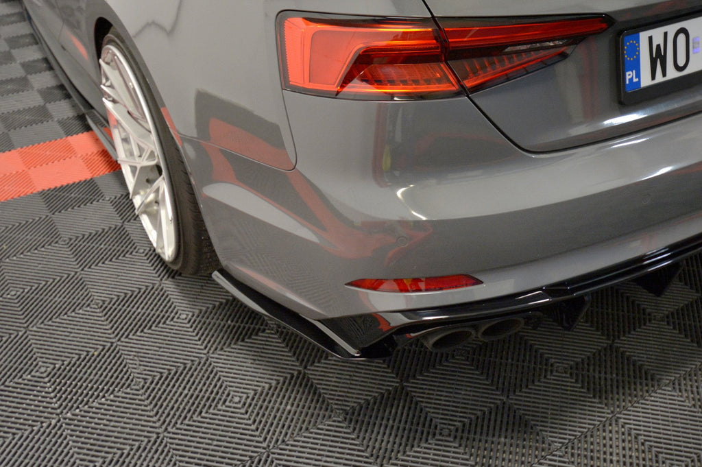 Maxton Design Heck Ansatz Flaps Diffusor passend für Audi S5 F5 Coupe