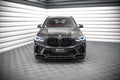 Maxton Design Street+ Spoilerlippe Front Ansatz V.1 passend für BMW X5M F95 schwarz Hochglanz