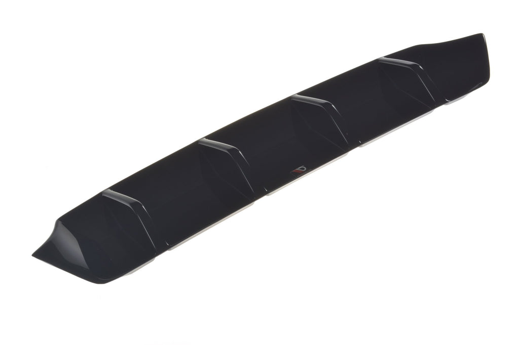 Maxton Design Diffusor Heck Ansatz passend für Skoda Superb Liftback / Combi Mk3 FL schwarz Hochglanz